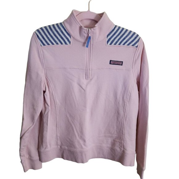 Vineyard Vines Pink Blue Striped Seersucker Shep Shirt Size M - Picture 1 of 9
